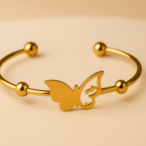 Delicate Golden Butterfly Bracelet – H&A Jewelry